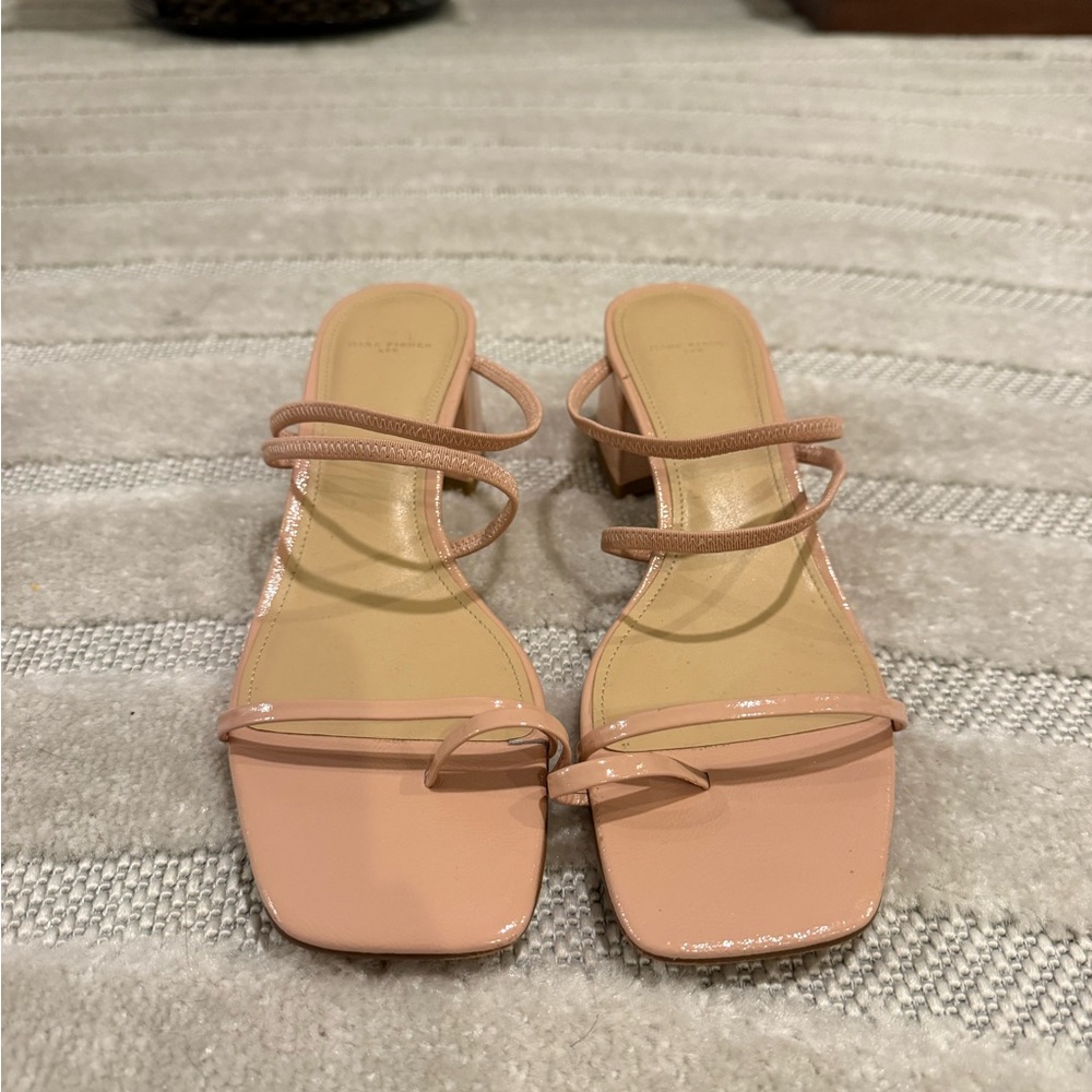Marc Fisher Blush Strappy Heels - Picture 2 of 2